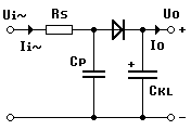 C-Input Half-Wave Rectifier