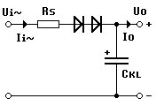 C-Input Half-Wave Rectifier